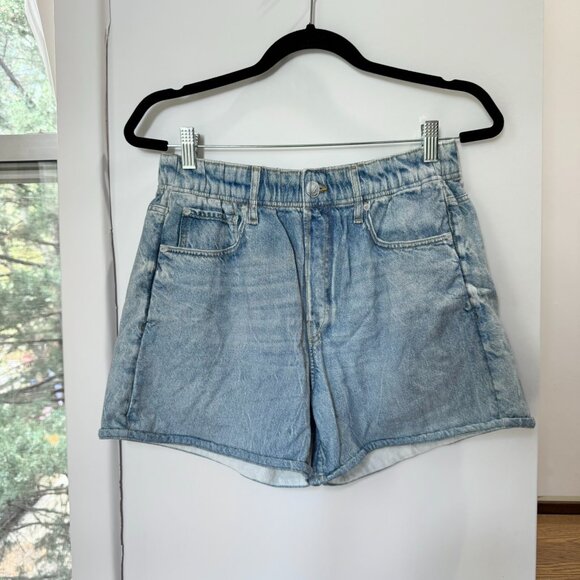 Rag & Bone Miramar Cotton Terry Walking Shorts Kacy Light Wash Denim Blue Medium - Picture 4 of 11